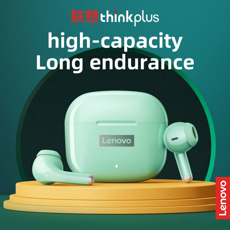 Lenovo-LP40 Pro TWS Sem Fio Bluetooth 5.1 Fones De Ouvido Com Redução De Ruído, Controle De Toque, Original, Novo, 250mAh, 2022